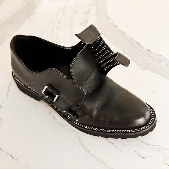 Kurt Geiger Seth Embellished Double Monk-Strap Loafers - Picture 6 of 15